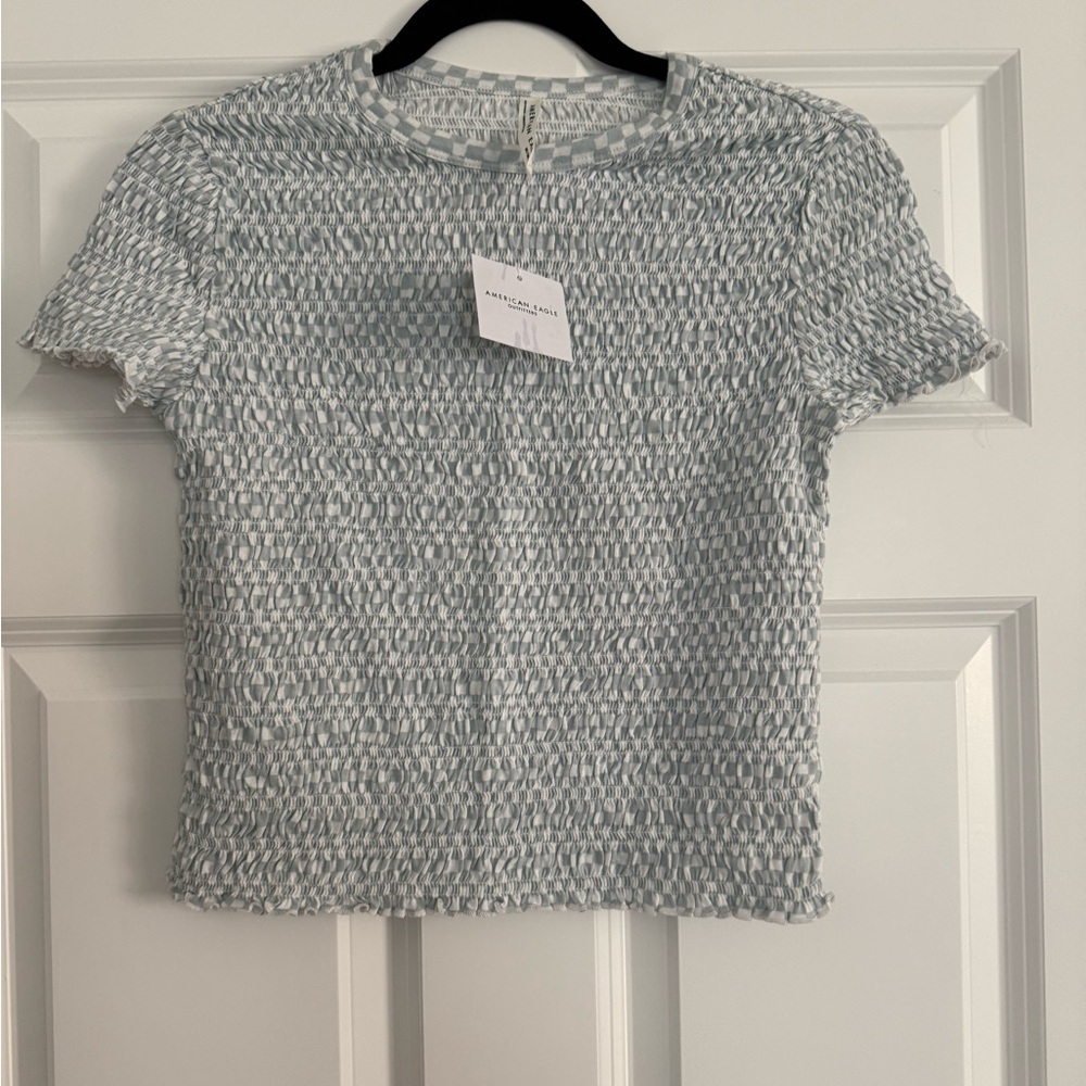 American Eagle Outfitters Textured Baby Tee